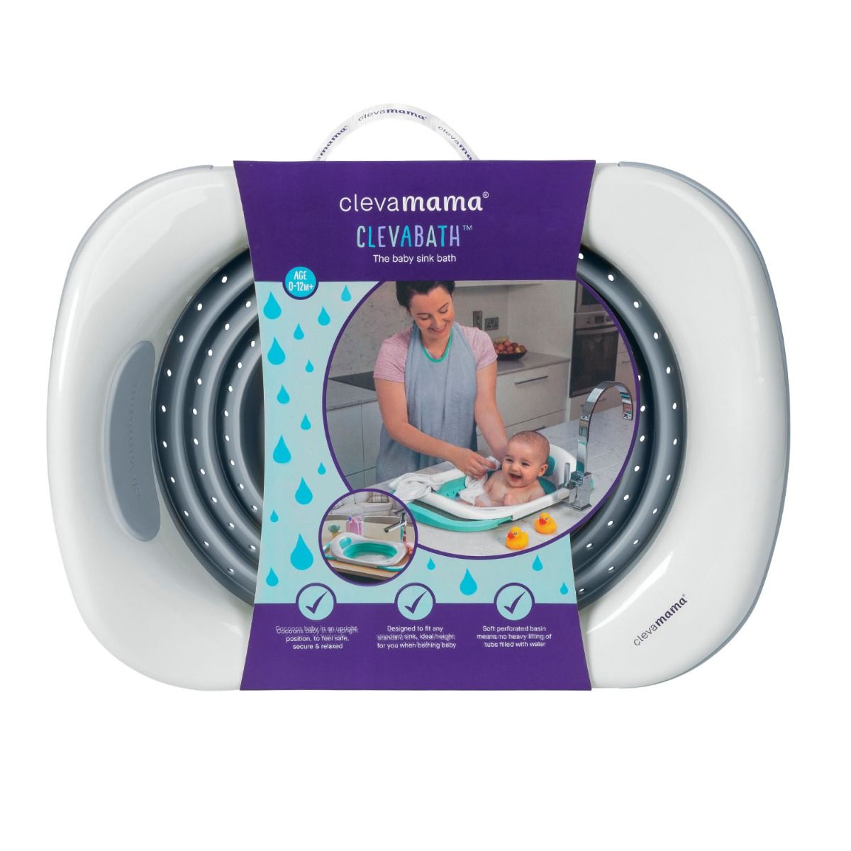 ClevaMama ClevaBath® The Baby Sink Bath
