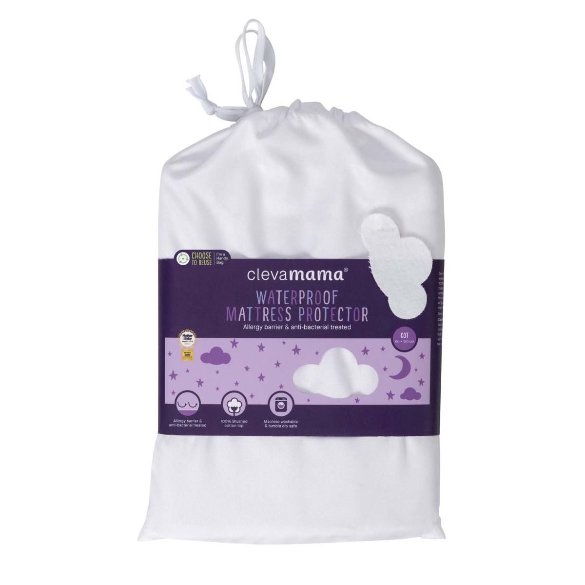 ClevaMama Cotton Waterproof Mattress Protector