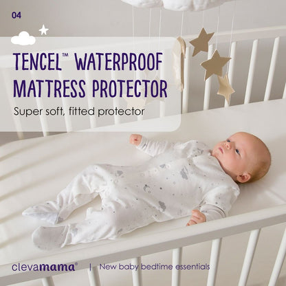ClevaMama Tencel Waterproof Mattress Protector