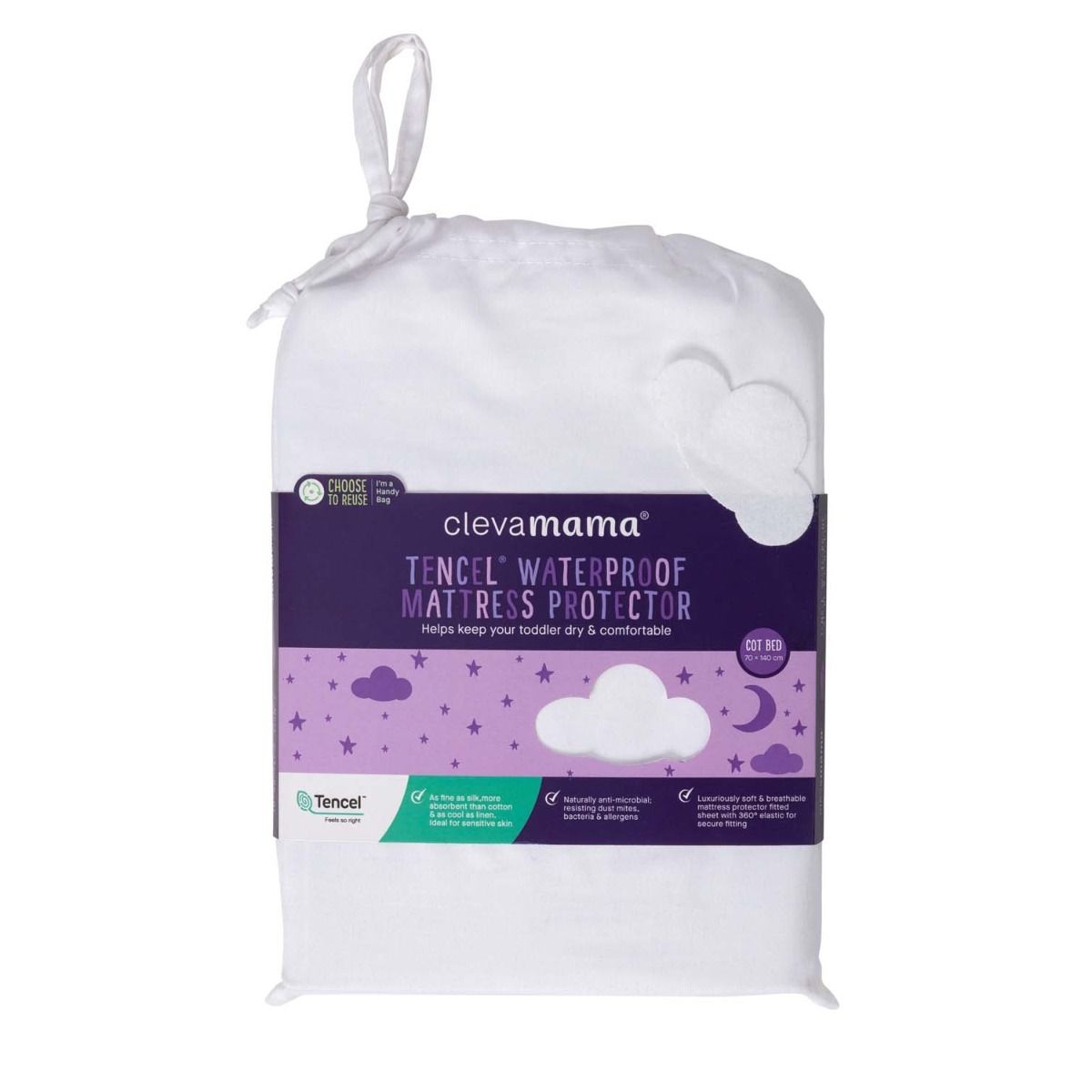 ClevaMama Tencel Waterproof Mattress Protector