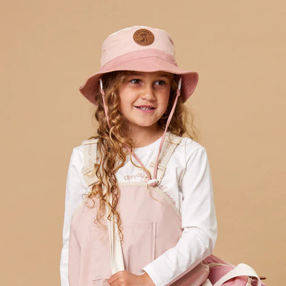 Crywolf Reversible Bucket Hat - Blush Colourblock