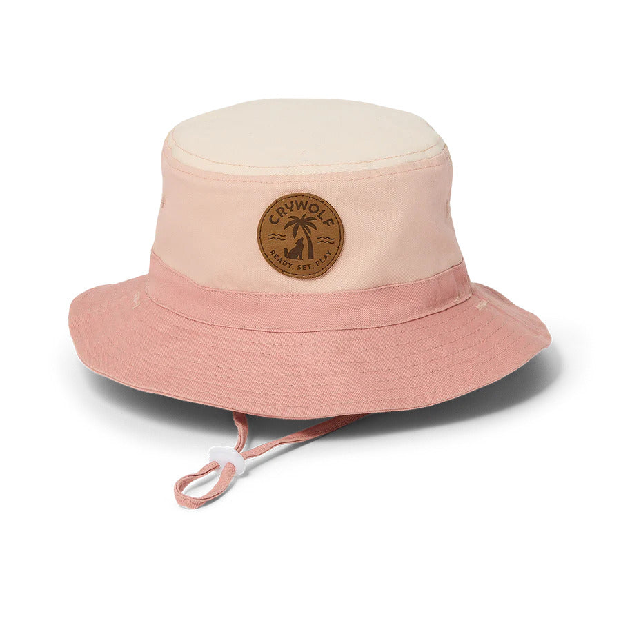 Crywolf Reversible Bucket Hat - Blush Colourblock