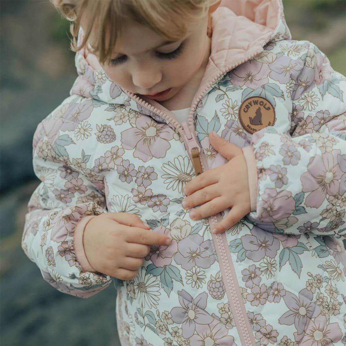 Crywolf Reversible Eco-Puffer Daisy Floral