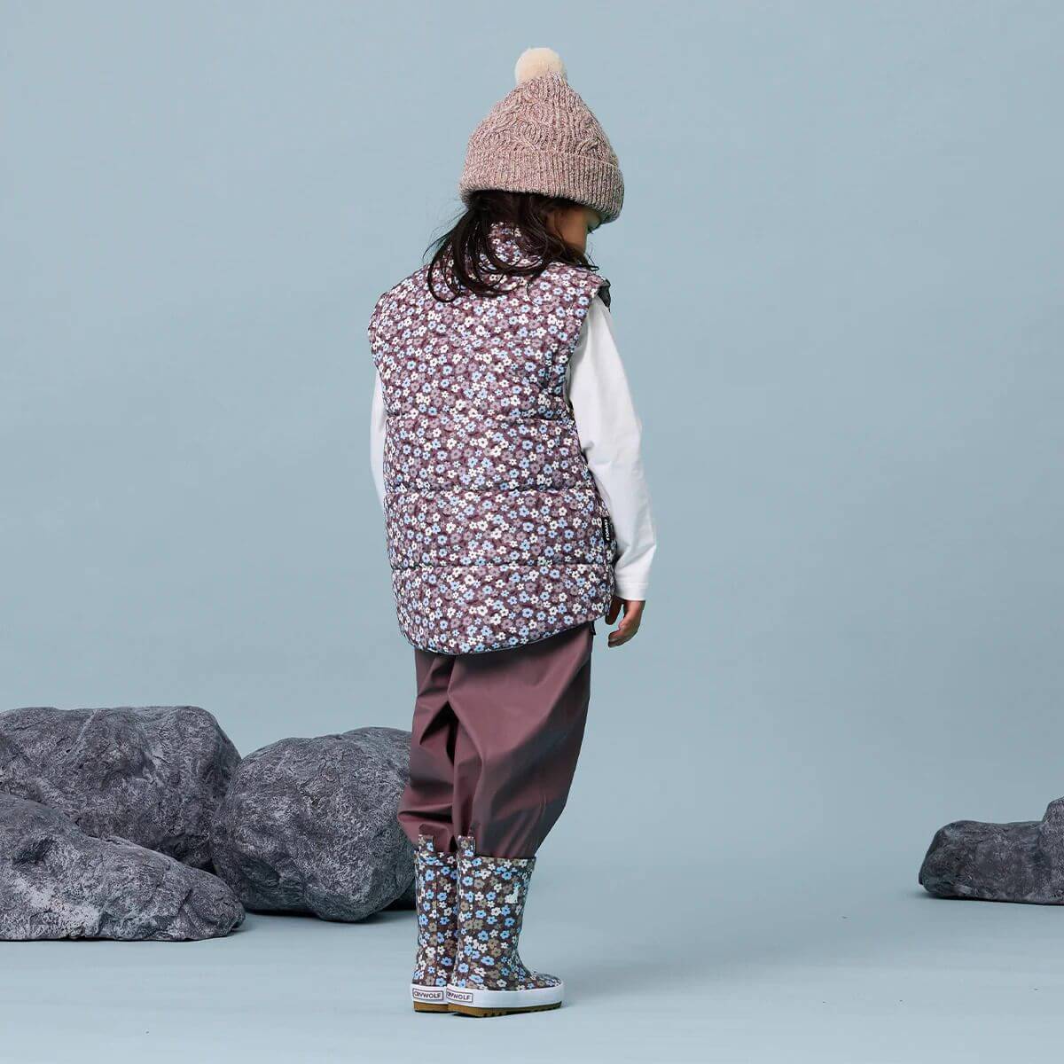 Crywolf Reversible Vest Flower Fields