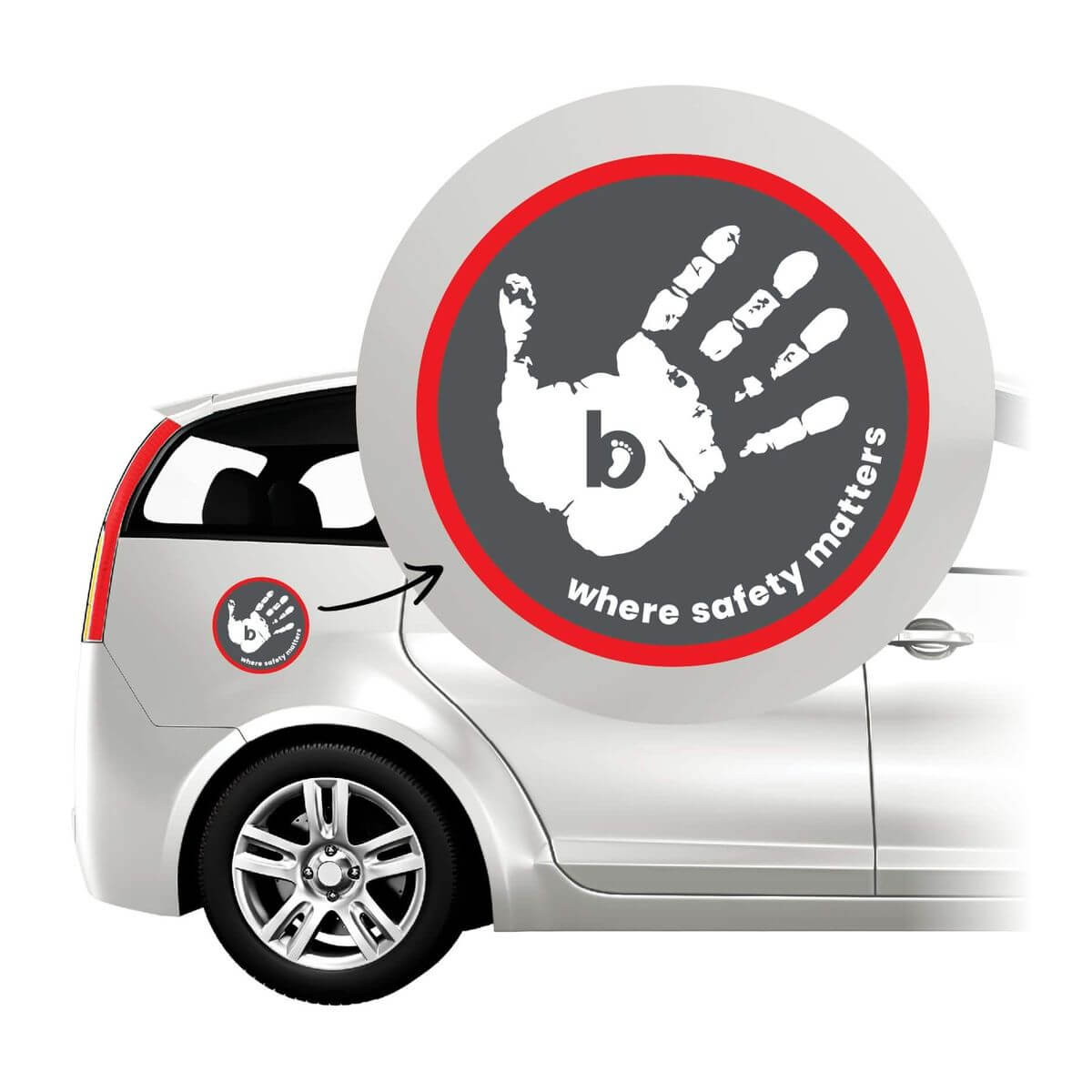 Baby On The Move Car Safety Sticker 2pk