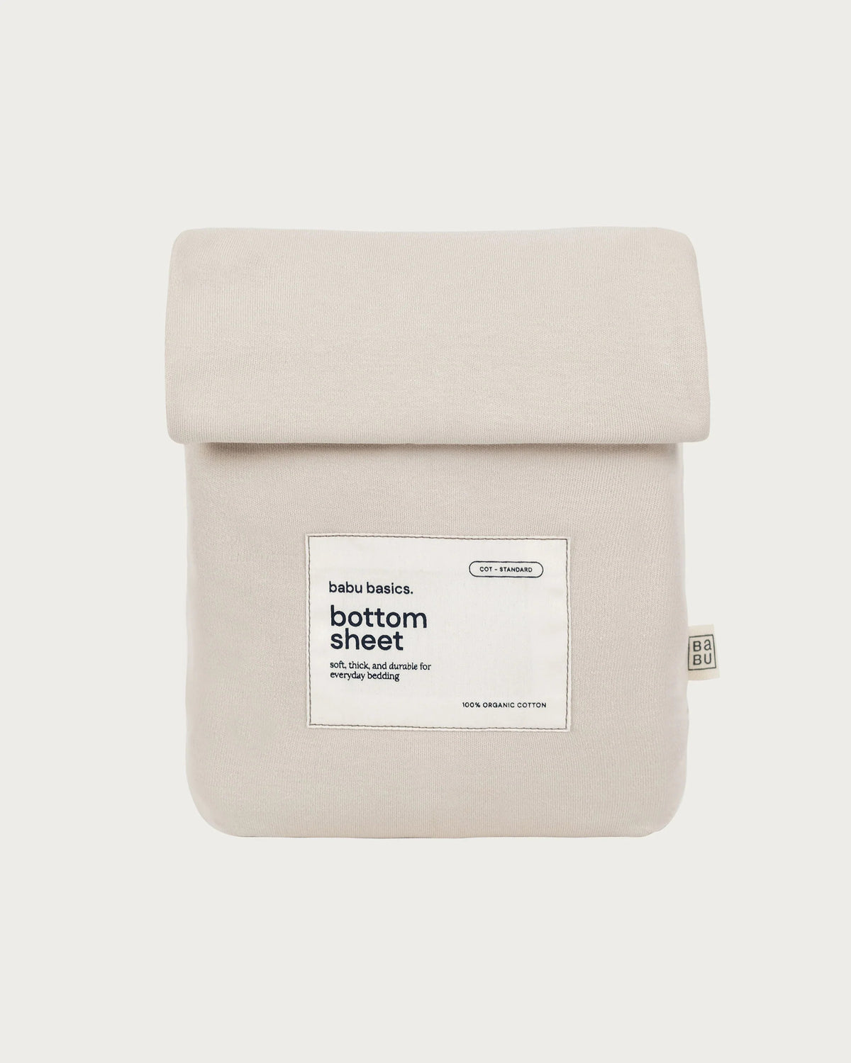 Babu Organic Cotton Cot Fitted Sheet