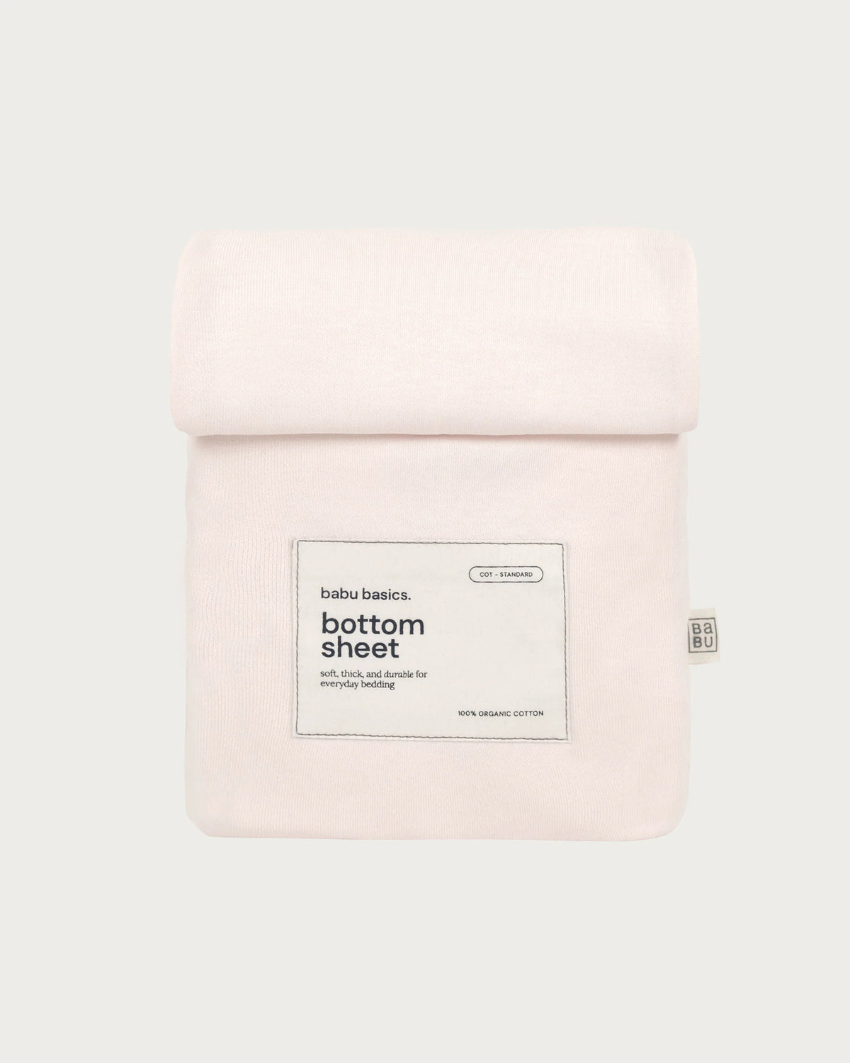 Babu Organic Cotton Cot Fitted Sheet