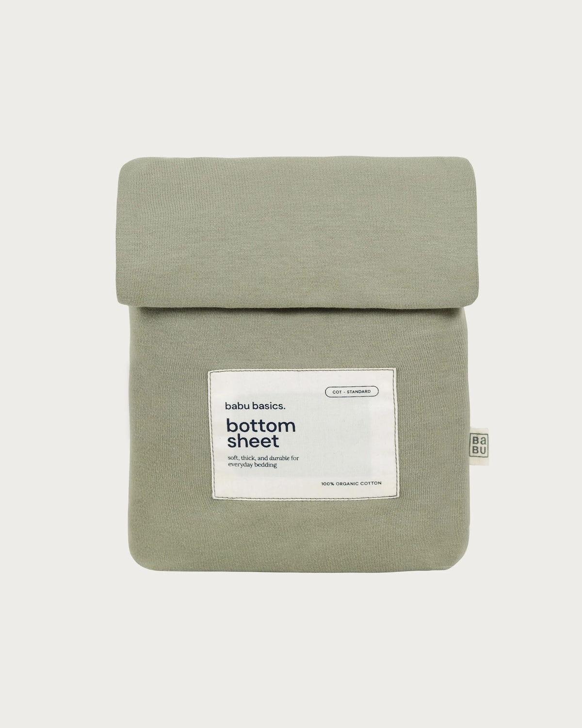 Babu Organic Cotton Cot Fitted Sheet