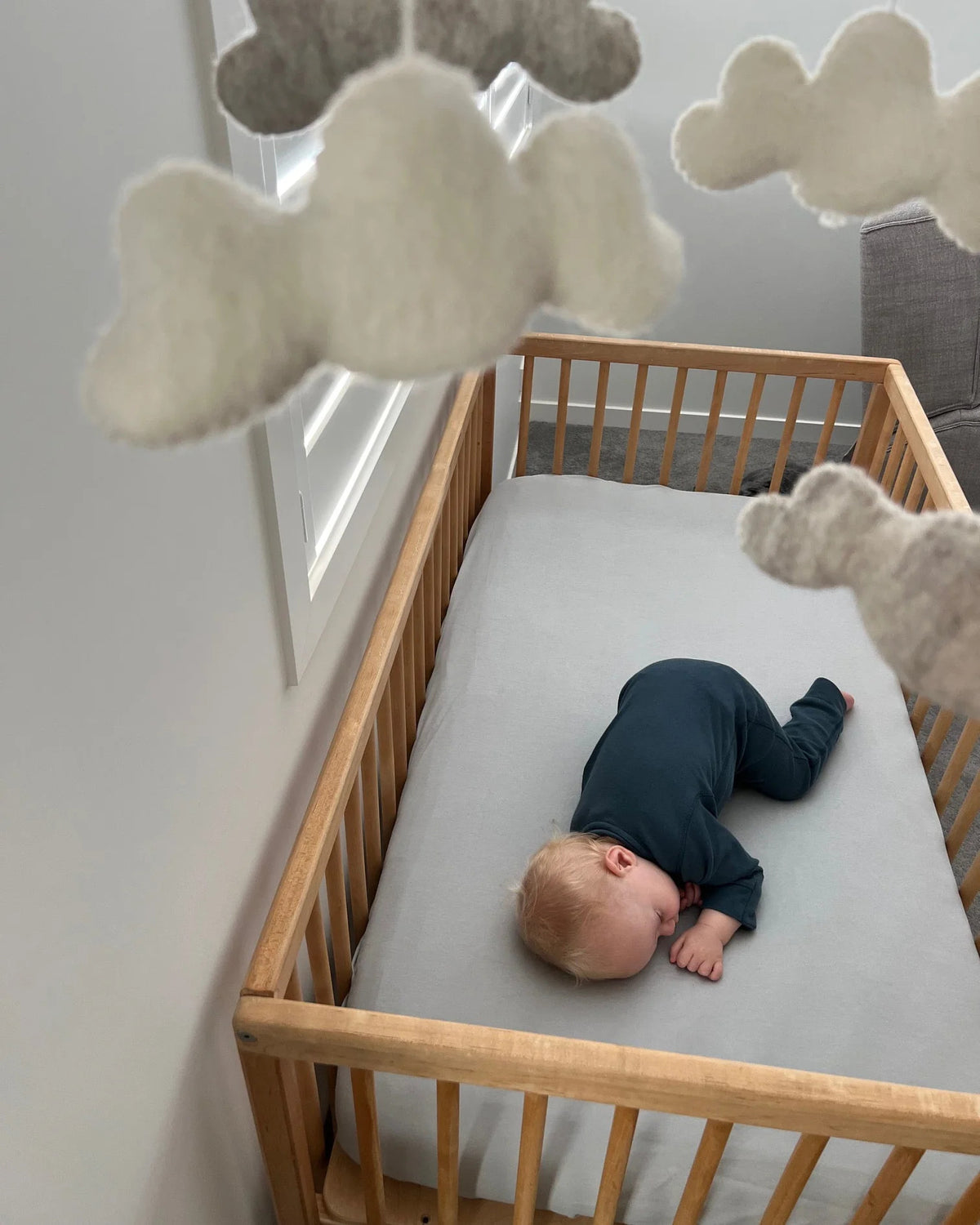 Babu Organic Cotton Cot Fitted Sheet