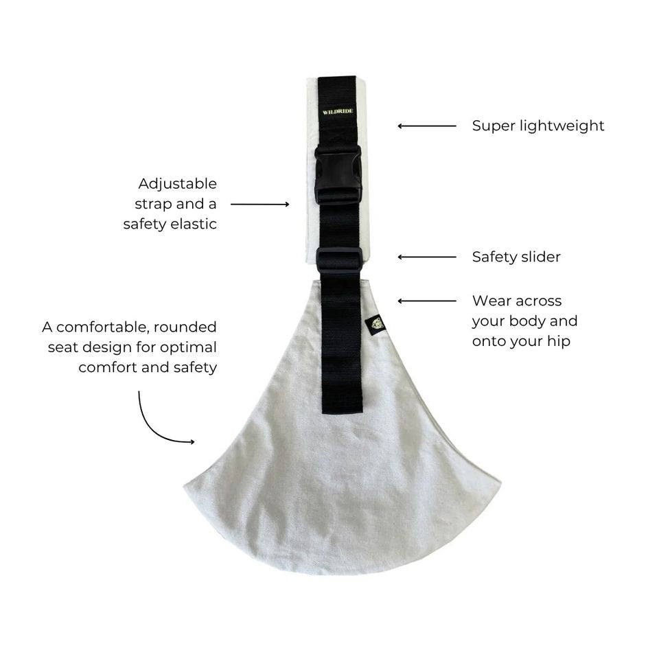 Wildride Toddler Carrier Eco - White