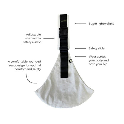 Wildride Toddler Carrier Eco - White