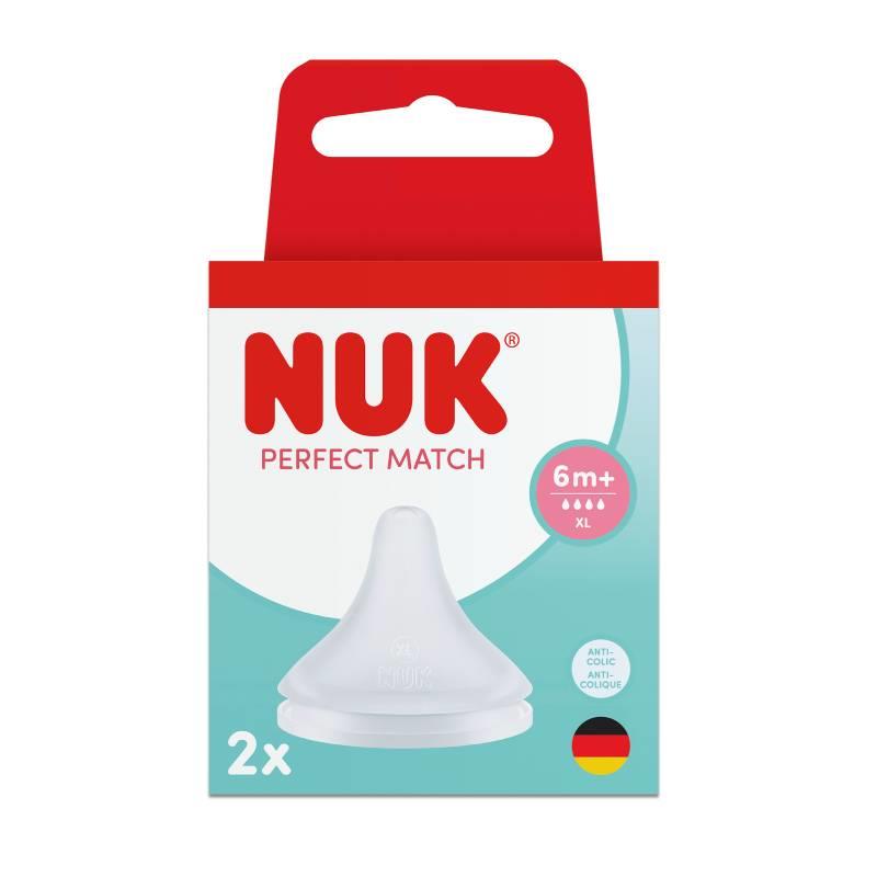 NUK Perfect Match Silicone Teats - 2pk