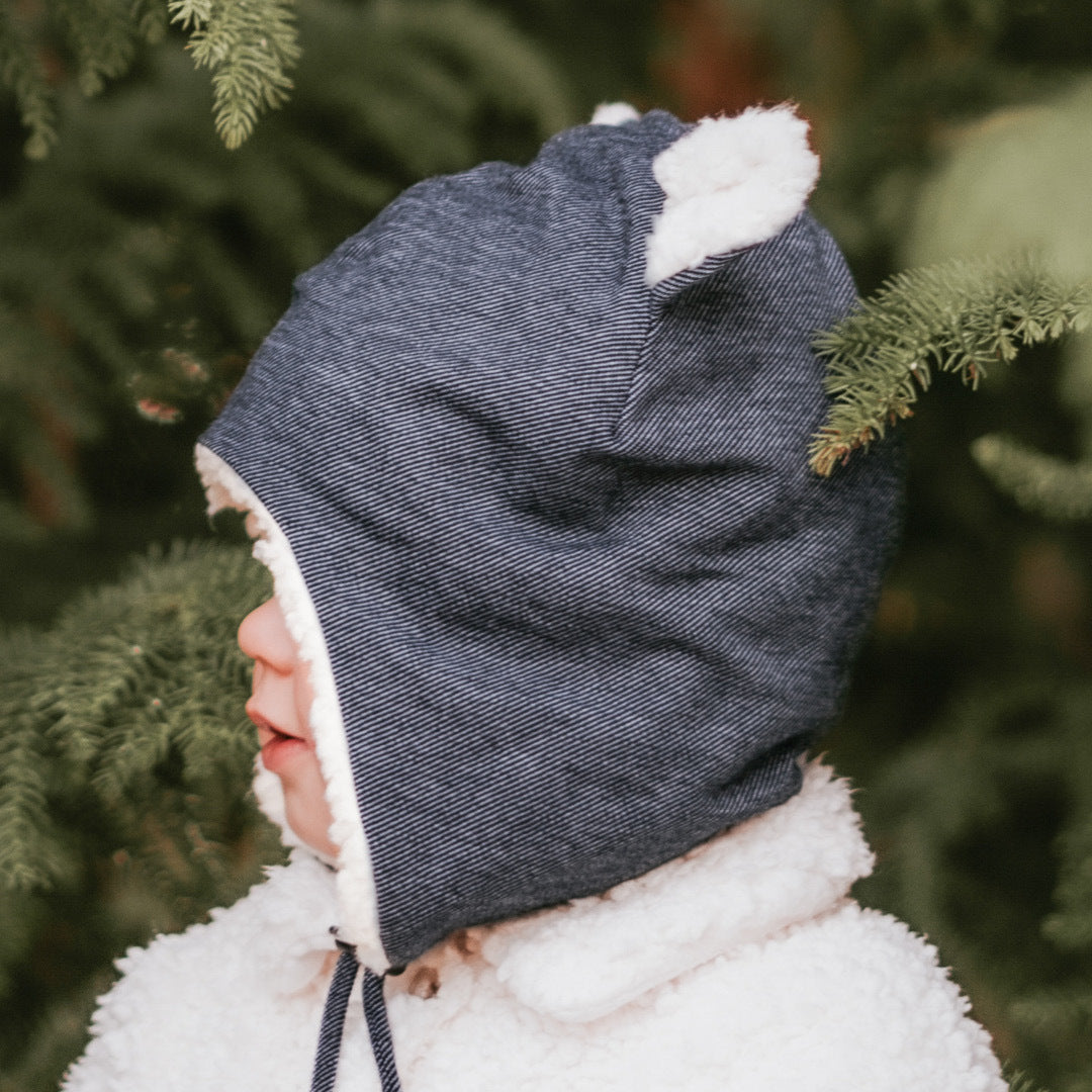 Bedhead Fleecy Baby Beanie - Denim