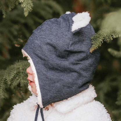 Bedhead Fleecy Baby Beanie - Denim