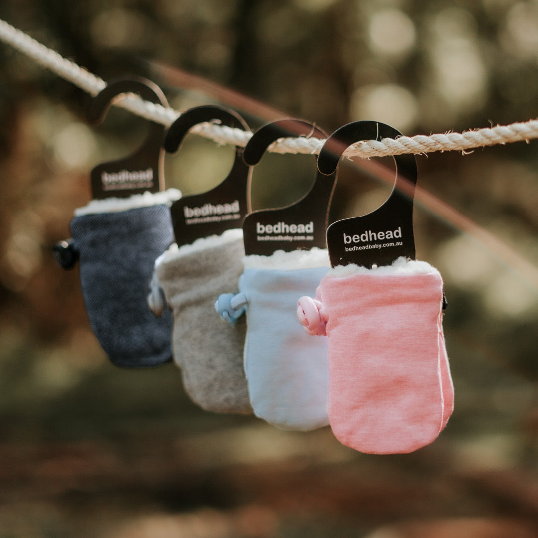 Bedhead Fleecy Baby Mitten - Grey Marle