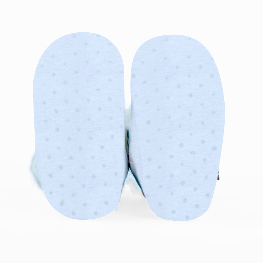 Bedhead Fleecy Winter Booties - Baby Blue Marle