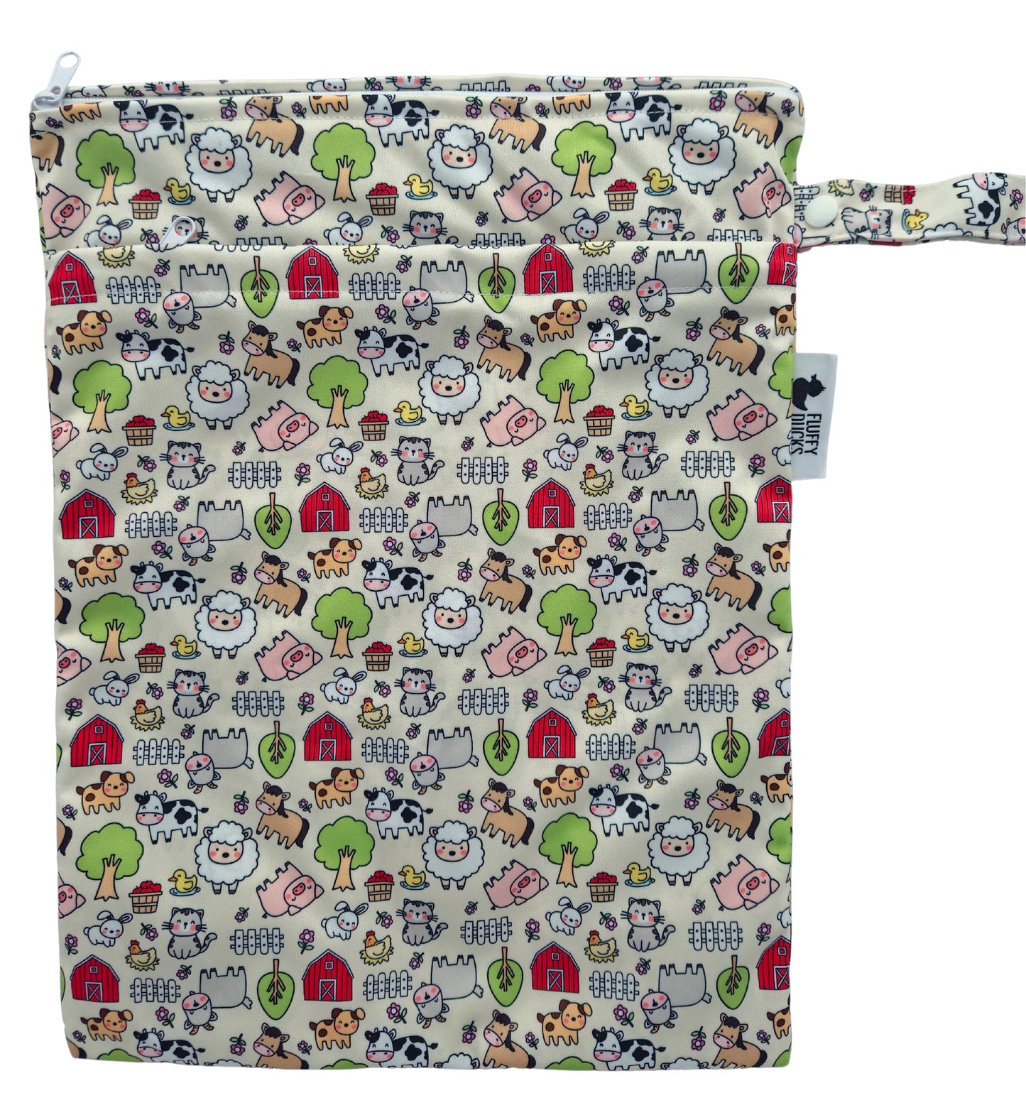 Fluffy Ducks Premium Double Pocket Wet Bag