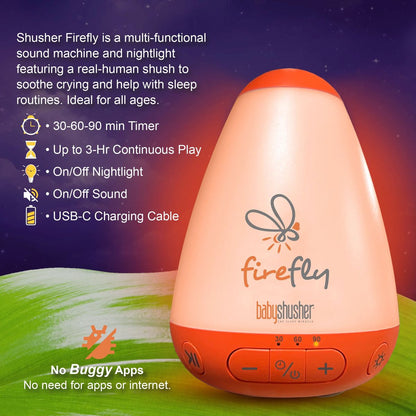 Baby Shusher - Firefly Sound and Light Soother