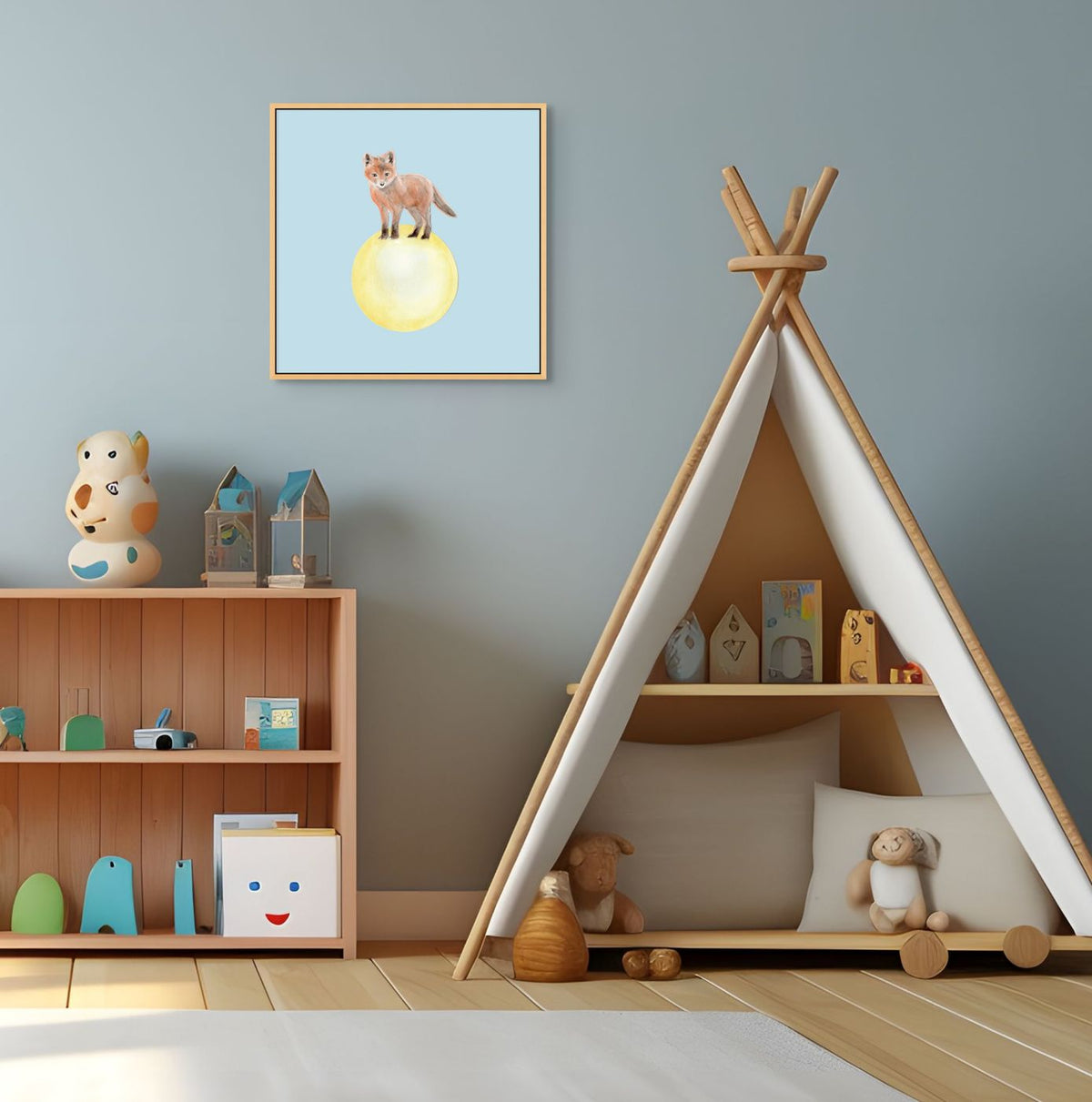 Ink Boss Art Baby Animals Fox Pastel