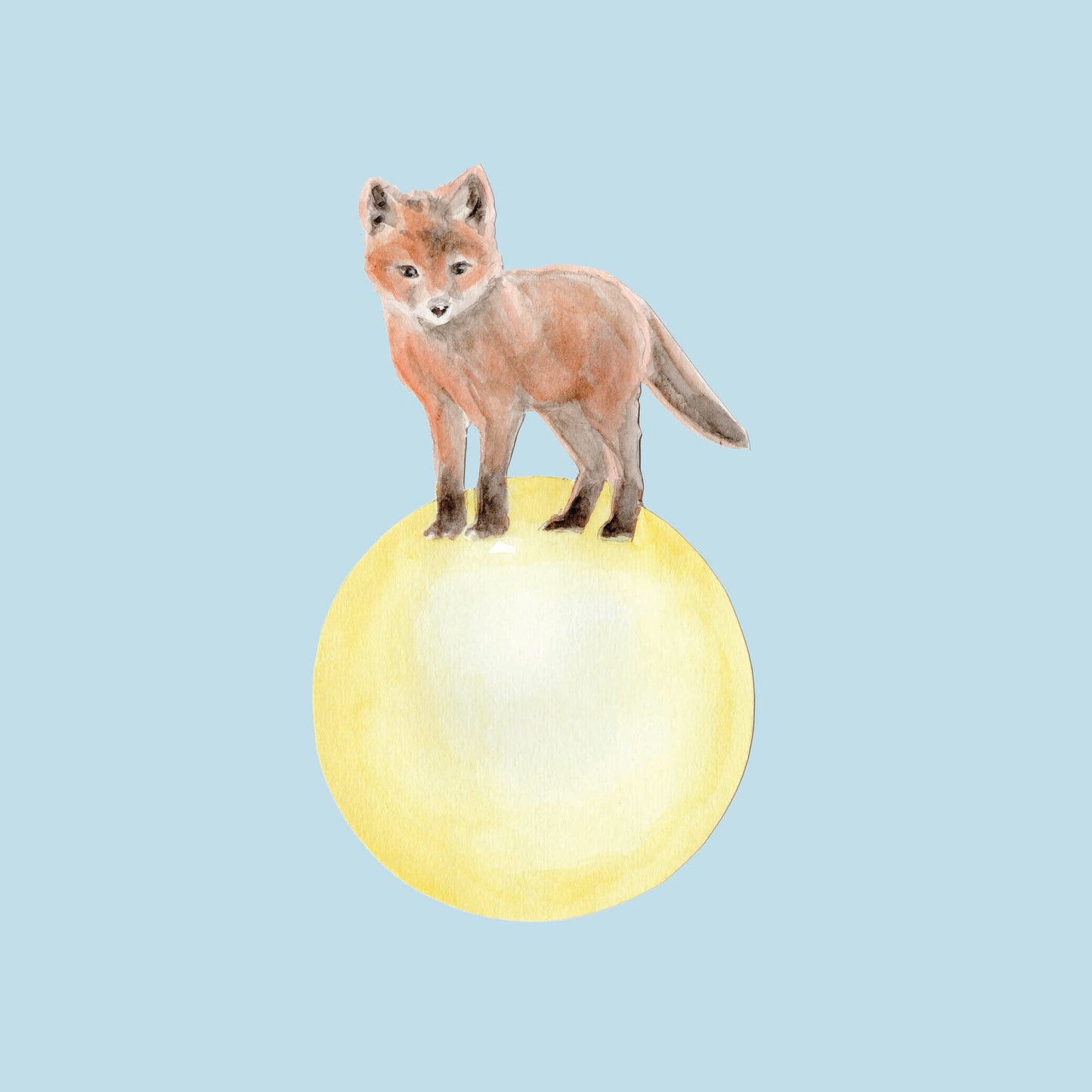 Ink Boss Art Baby Animals Fox Pastel