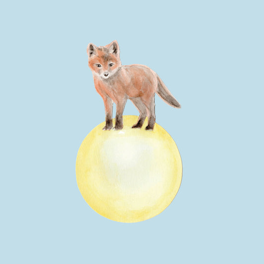 Ink Boss Art Baby Animals Fox Pastel