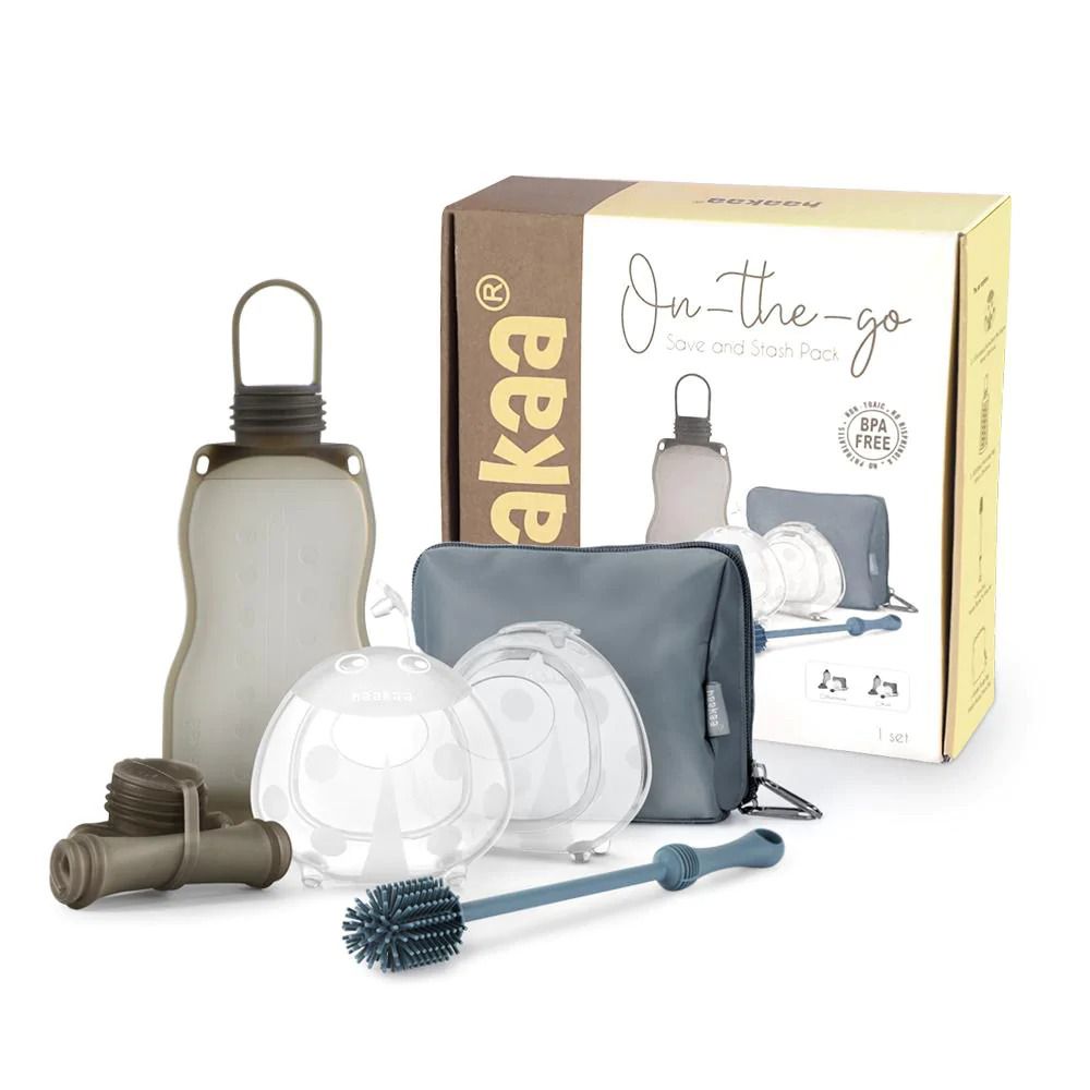 Haakaa On The Go Breast Milk Save and Stash Pack