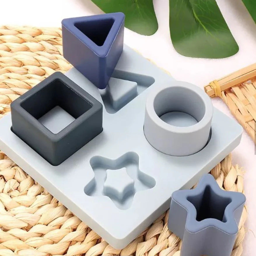 nil. Silicone Geo Stacking Toy