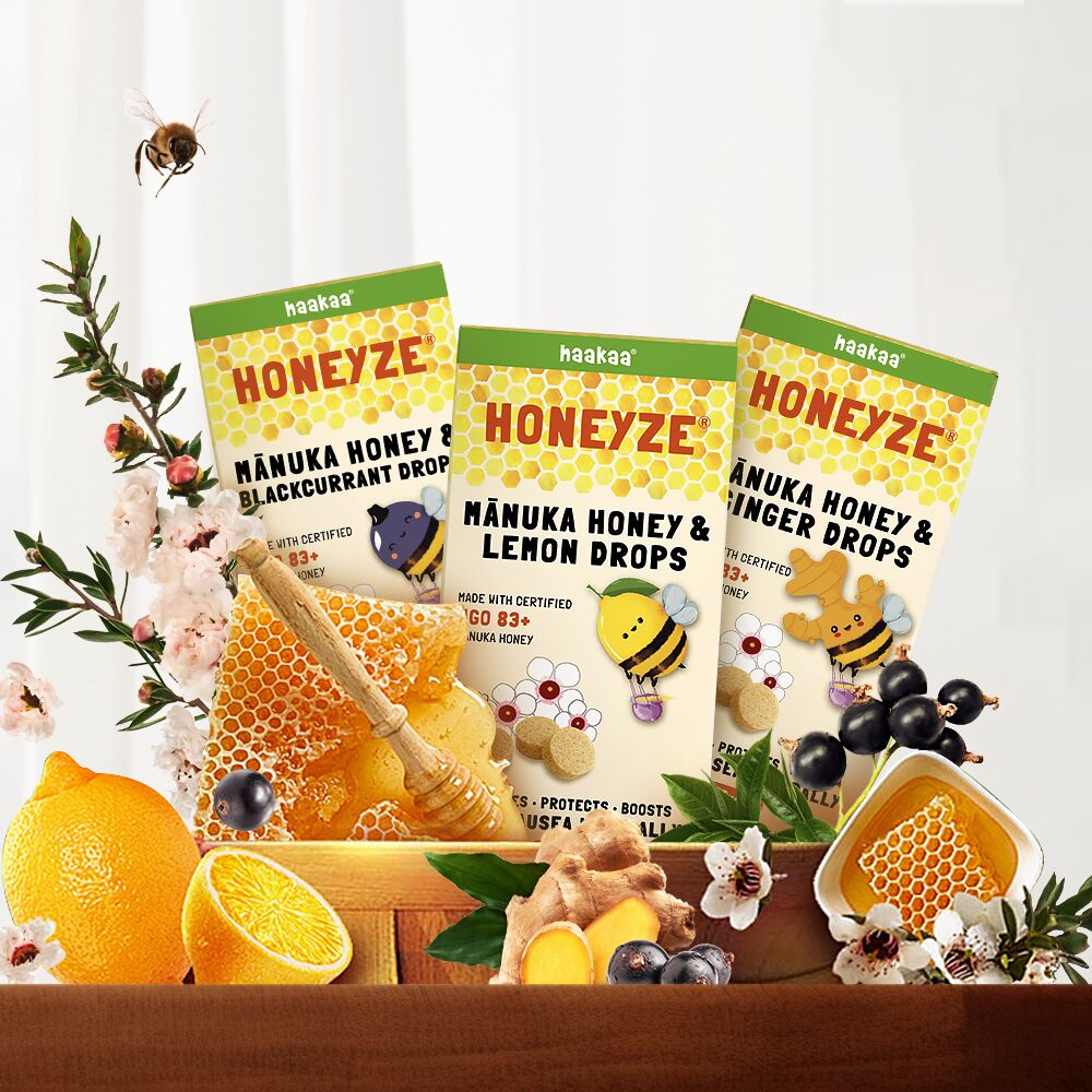 HaaKaa Pocketbee Mānuka Honey Drops - New Zealand Made