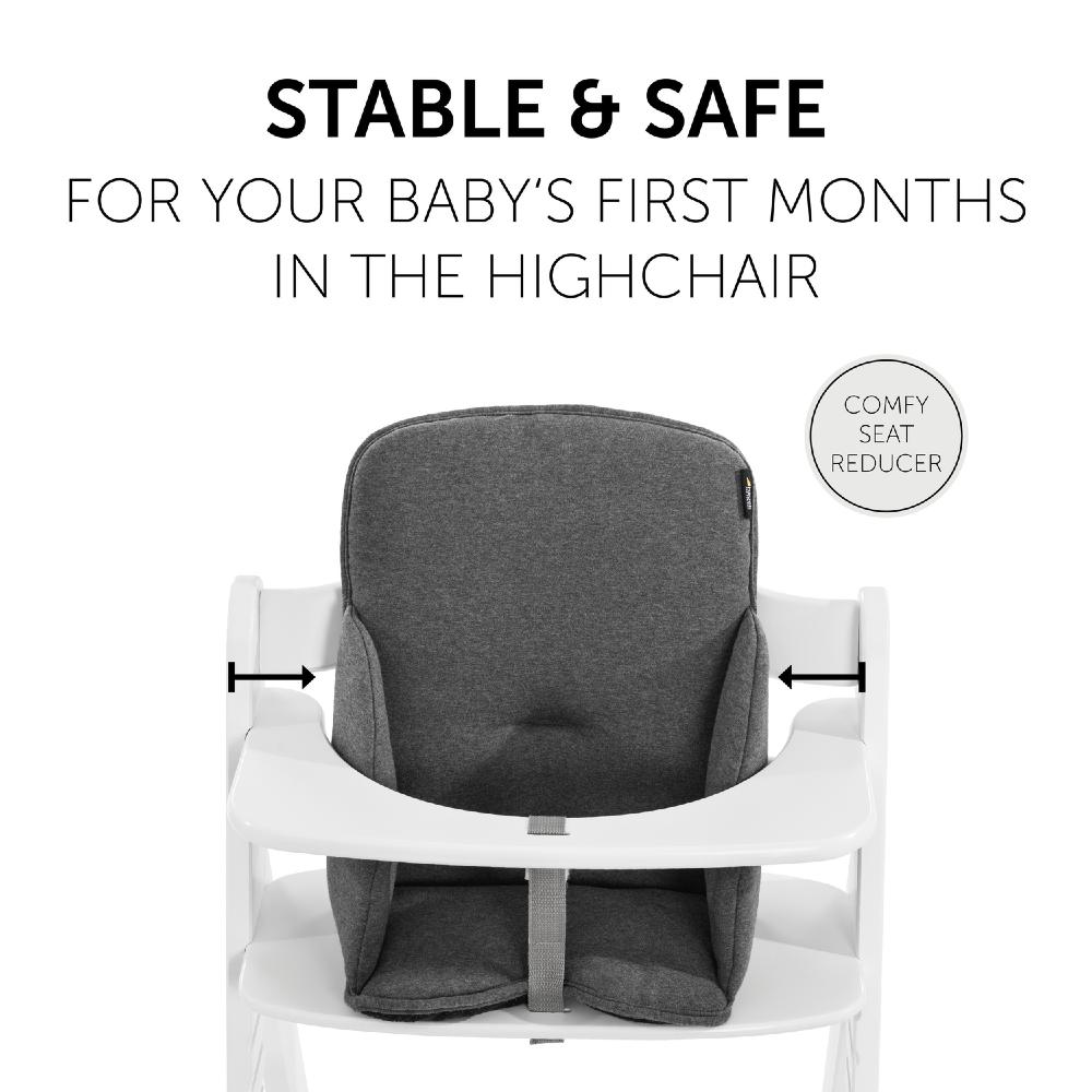 Hauck Alpha Cosy Select Highchair Insert - Jersey Charcoal