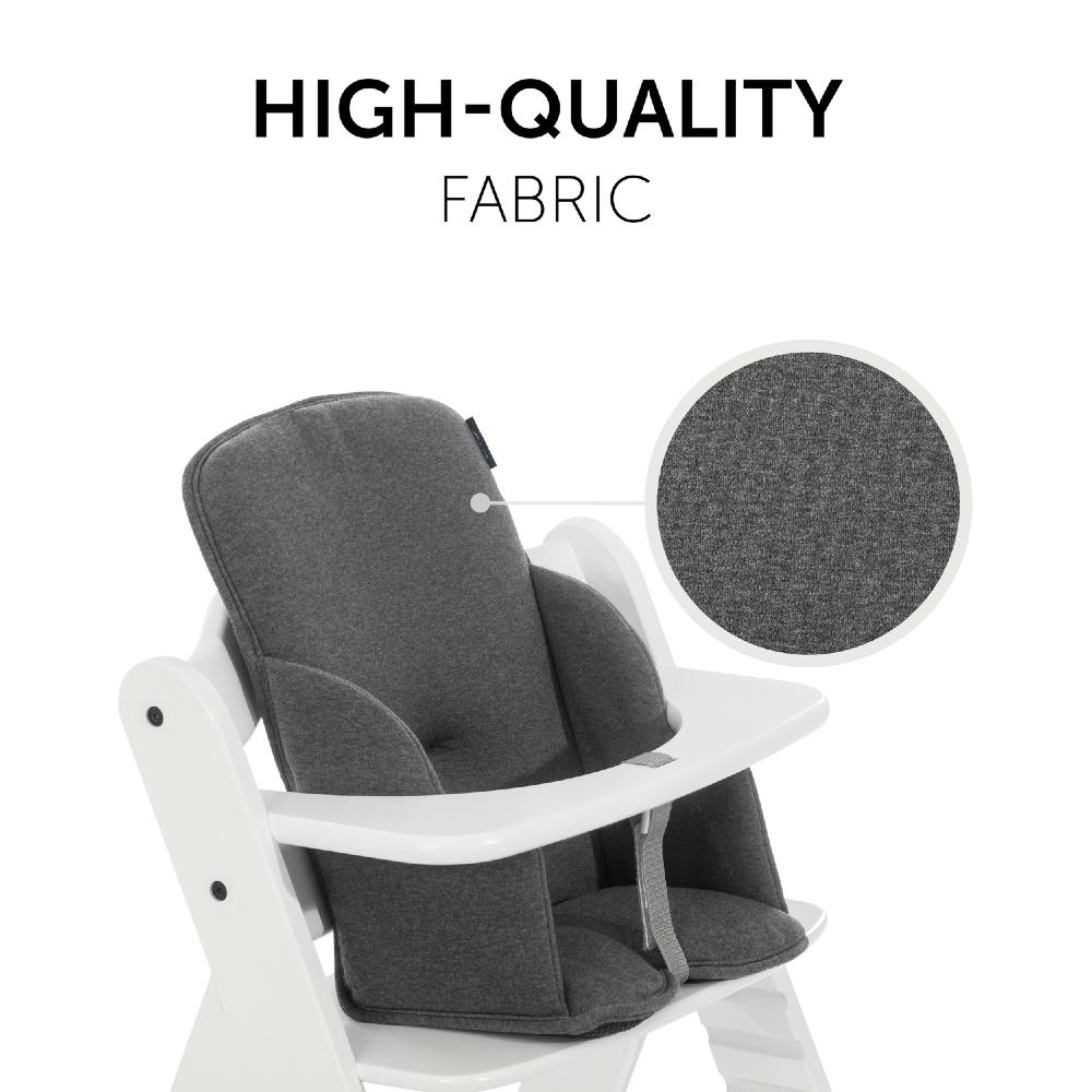 Hauck Alpha Cosy Select Highchair Insert - Jersey Charcoal