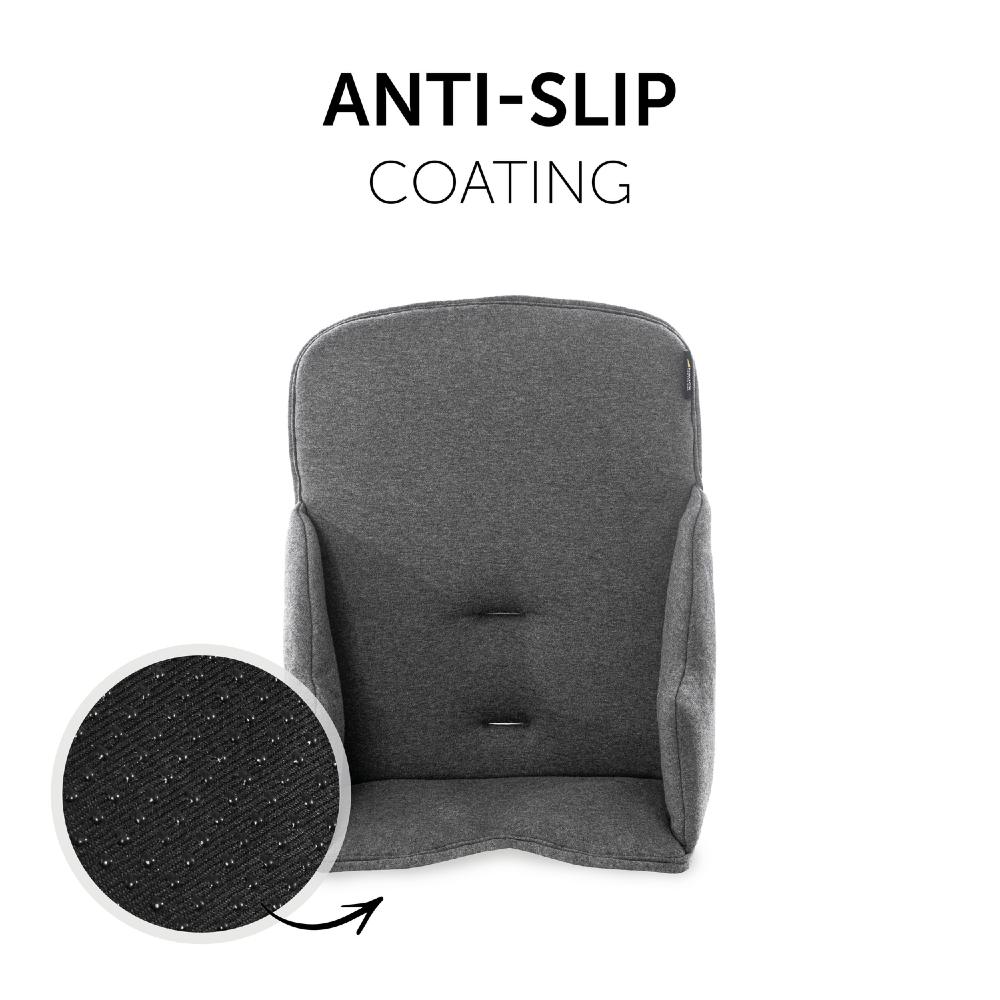 Hauck Alpha Cosy Select Highchair Insert - Jersey Charcoal