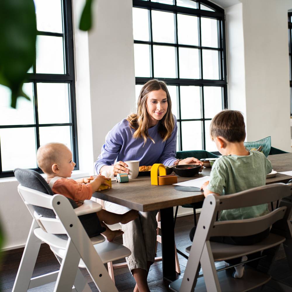 Hauck Alpha Cosy Select Highchair Insert - Jersey Charcoal