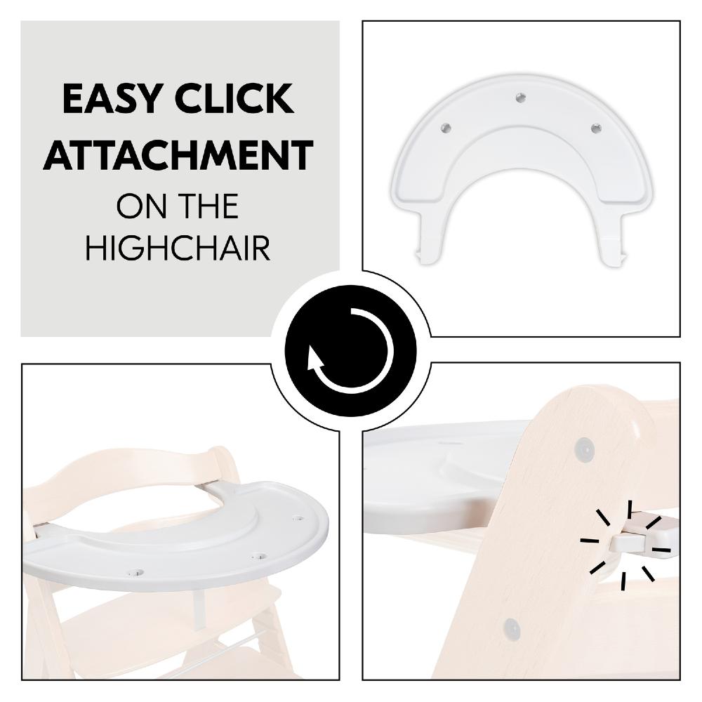 Hauck Alpha Play Tray White