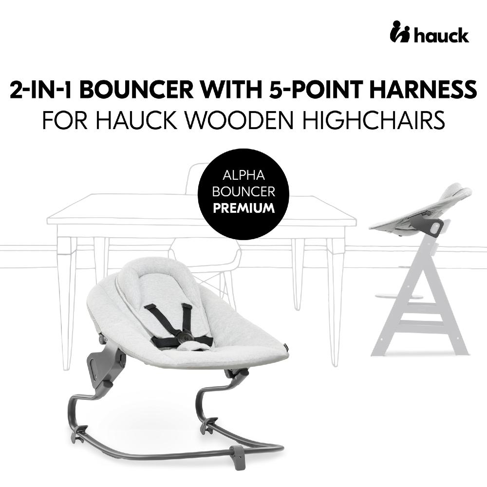 hauck bouncer Hauck Highchair 2-in-1 Alpha Bouncer Premium – Baby On The Move