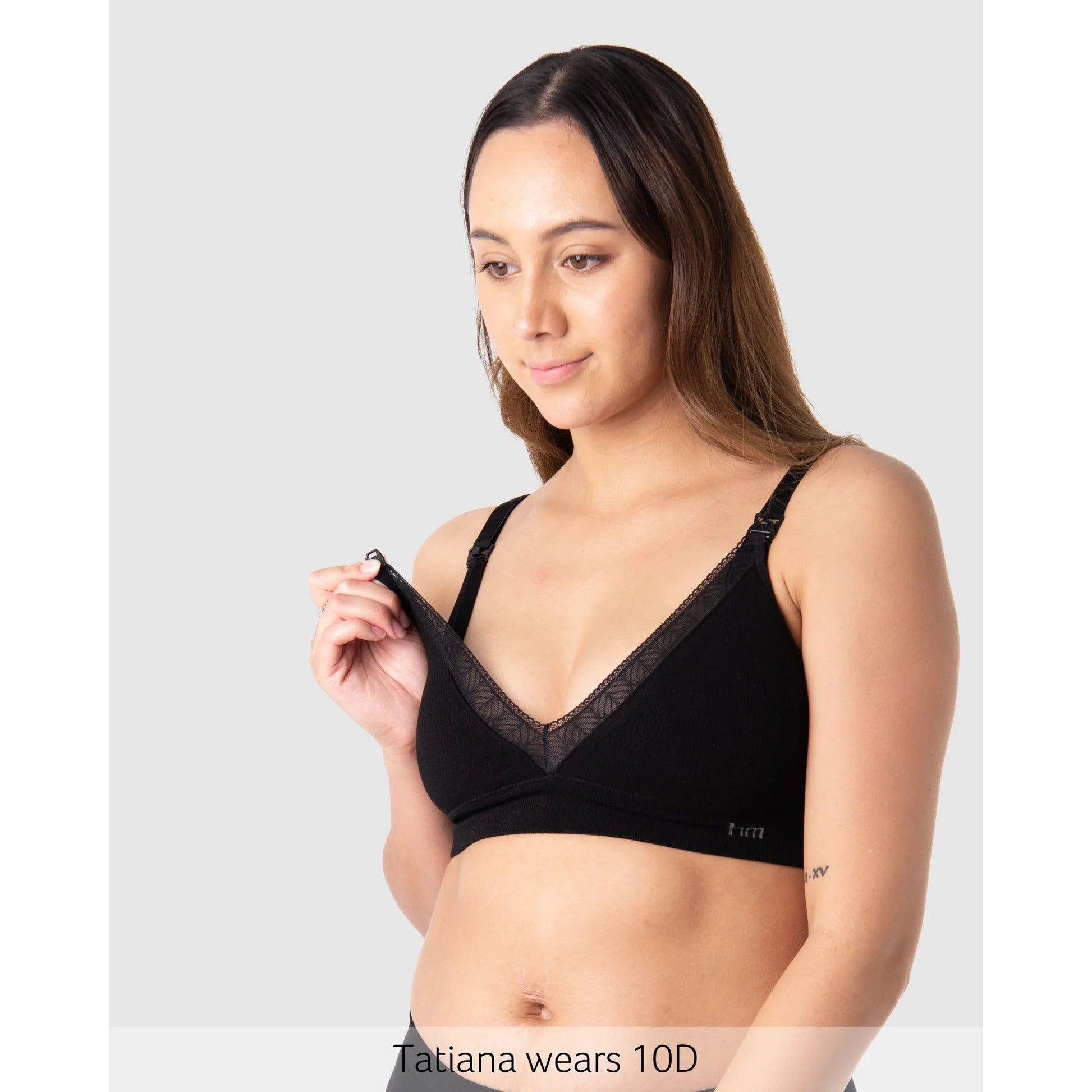 Hotmilk Caress FlexFit Nursing Bra - Black