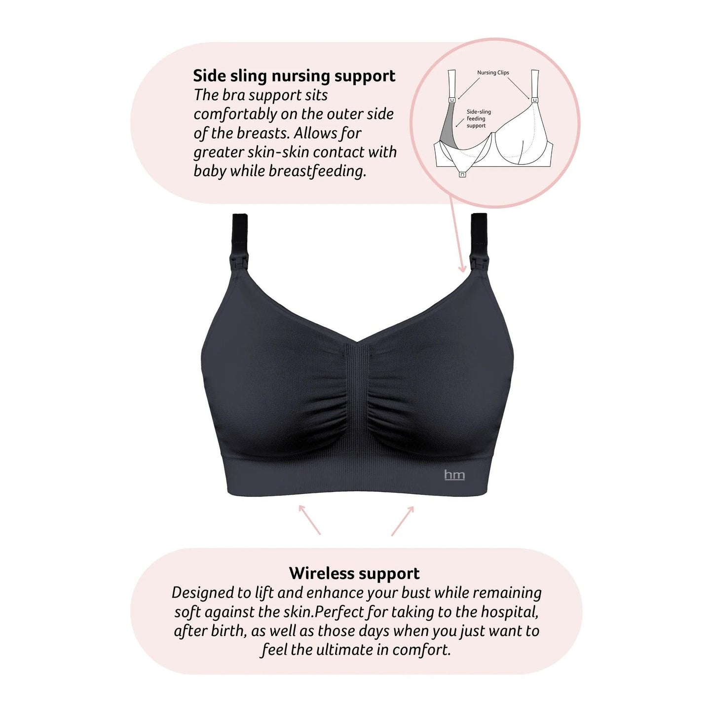 Hotmilk My Necessity 2.0 FlexFit Nursing Bra - Chocolate Busty