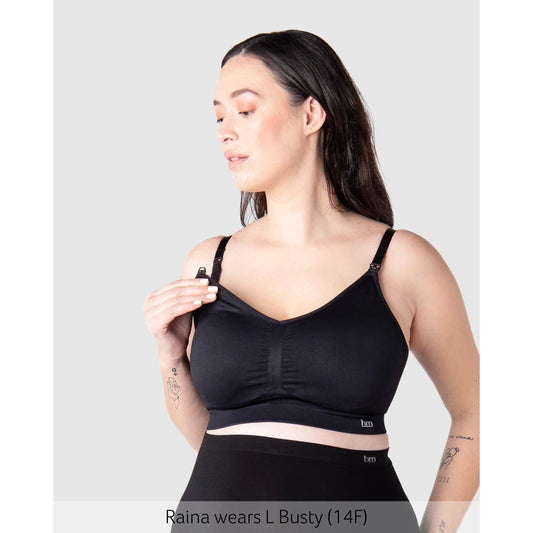 Hotmilk My Necessity 2.0 FlexFit Nursing Bra - Black Busty