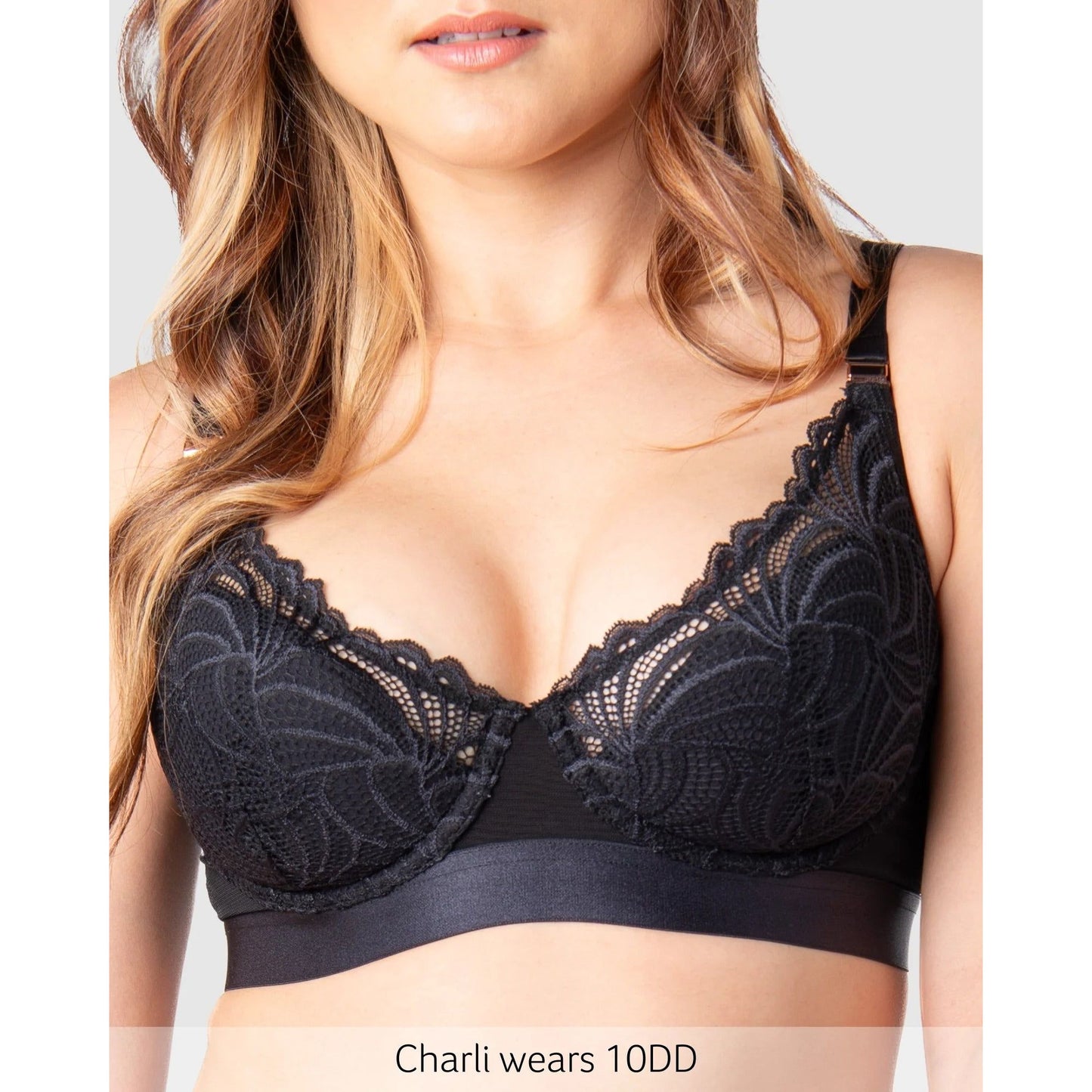 Hotmilk Warrior Plunge 2.0 Nursing Bra - Black