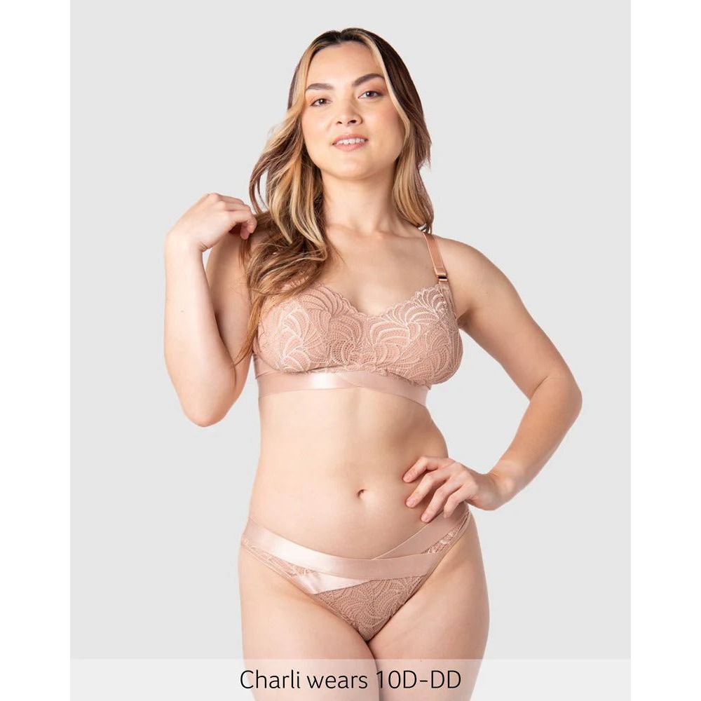 Hotmilk Warrior Plunge 2.0 Nursing Bra - Bronze