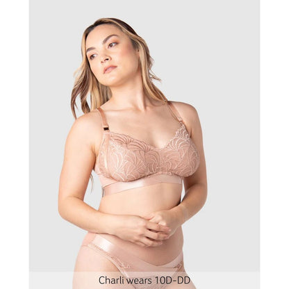 Hotmilk Warrior Plunge 2.0 Nursing Bra - Bronze