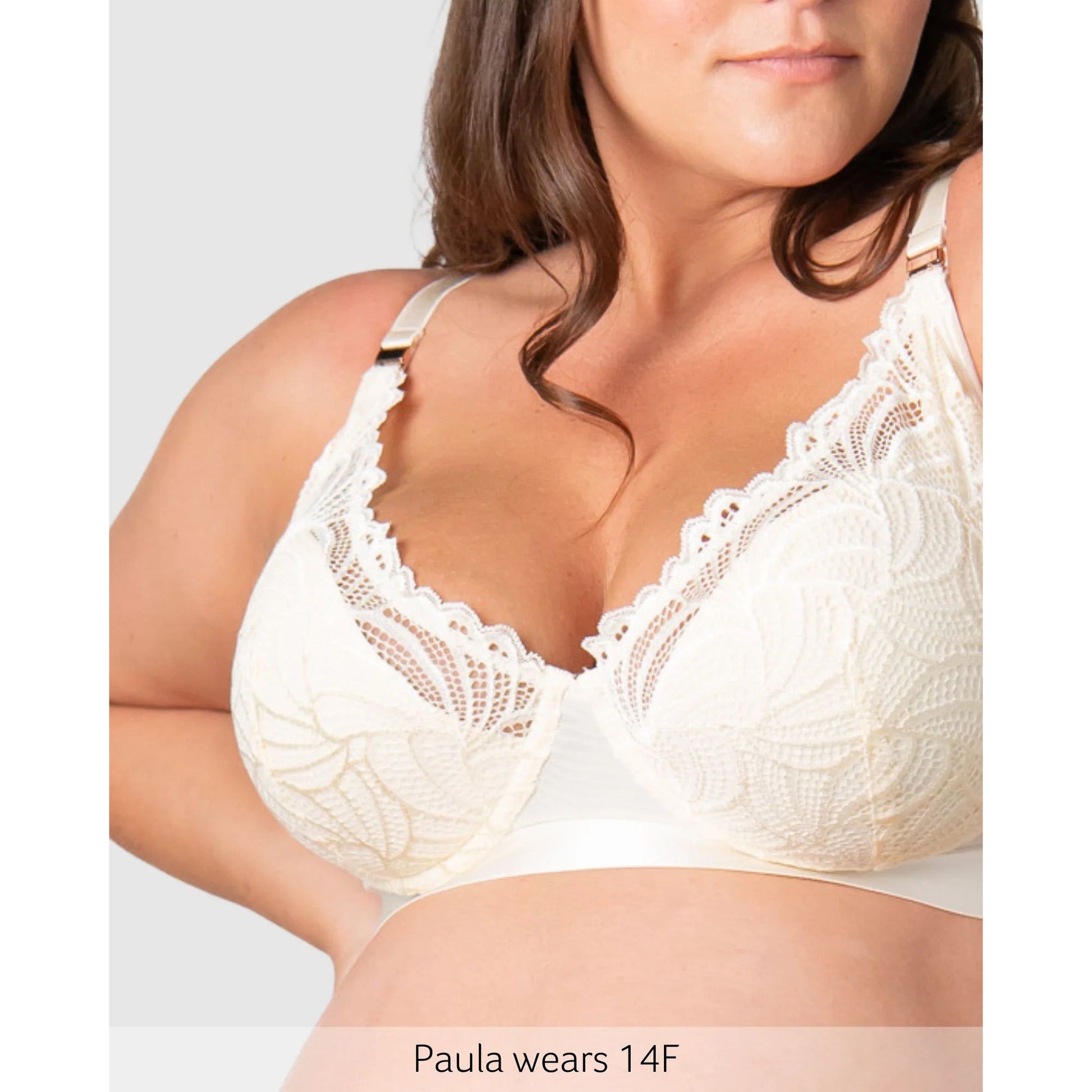 Hotmilk Warrior Plunge 2.0 Nursing Bra - Ivory