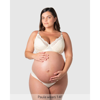 Hotmilk Warrior Plunge 2.0 Nursing Bra - Ivory