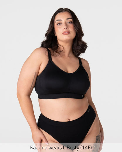 Hotmilk My Everyday FlexFit Nursing Bra - Black Busty