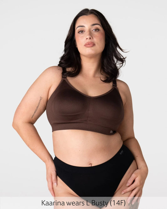 Hotmilk My Everyday FlexFit Nursing Bra - Chocolate Busty