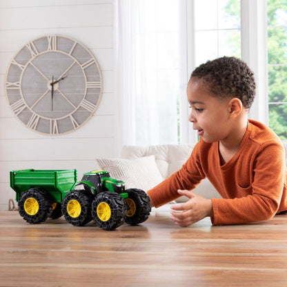 John Deere Monster Treads Tractor & Wagon