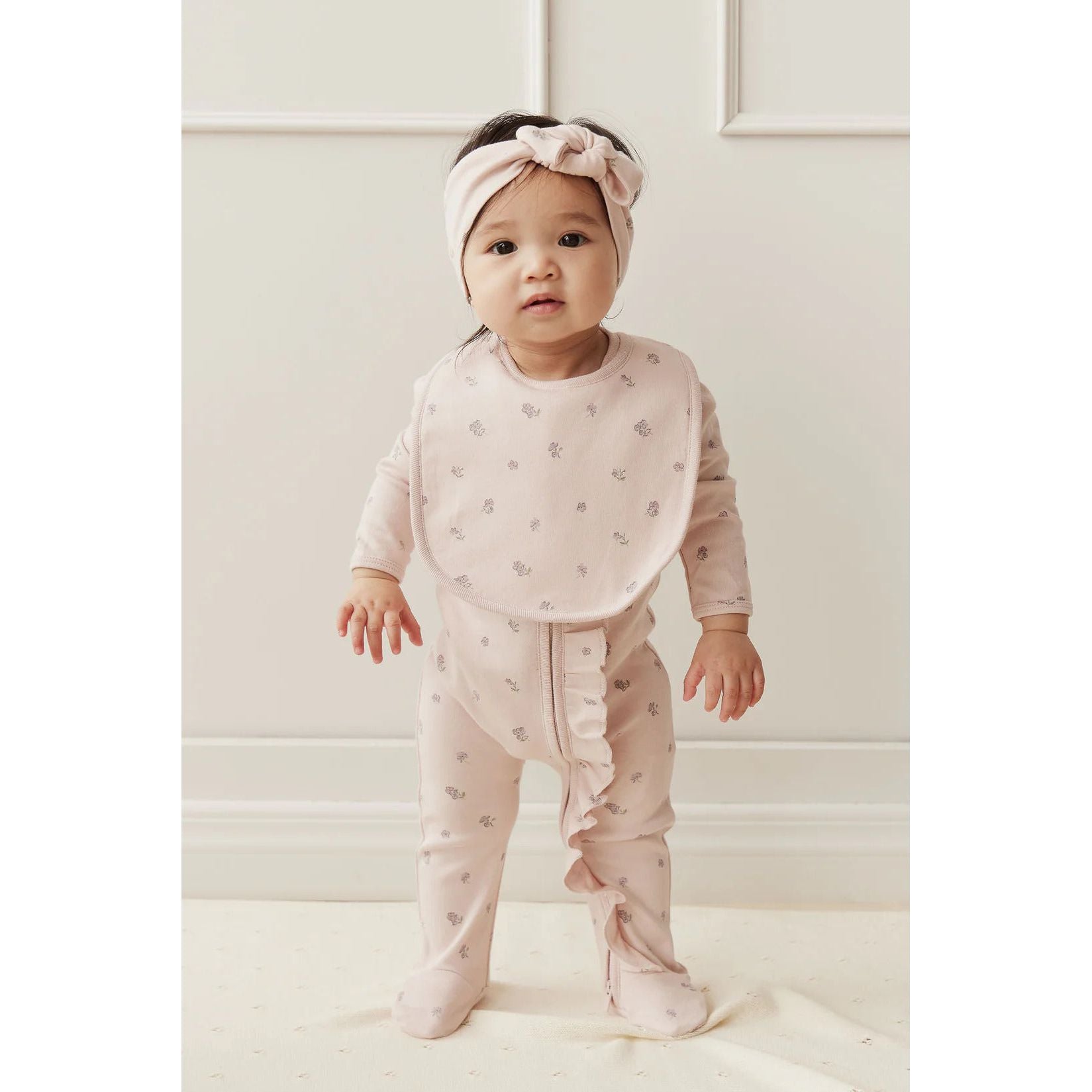 Jamie Kay Organic Cotton Bib - Meredith Violet