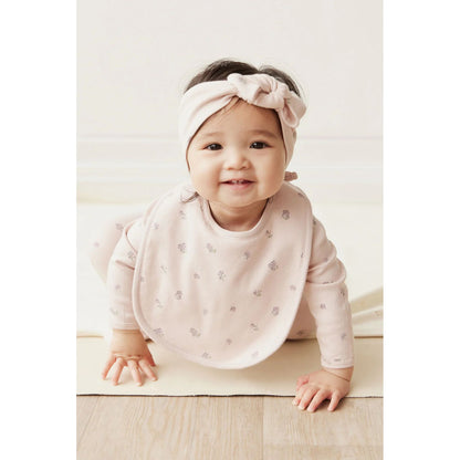 Jamie Kay Organic Cotton Bib - Meredith Violet