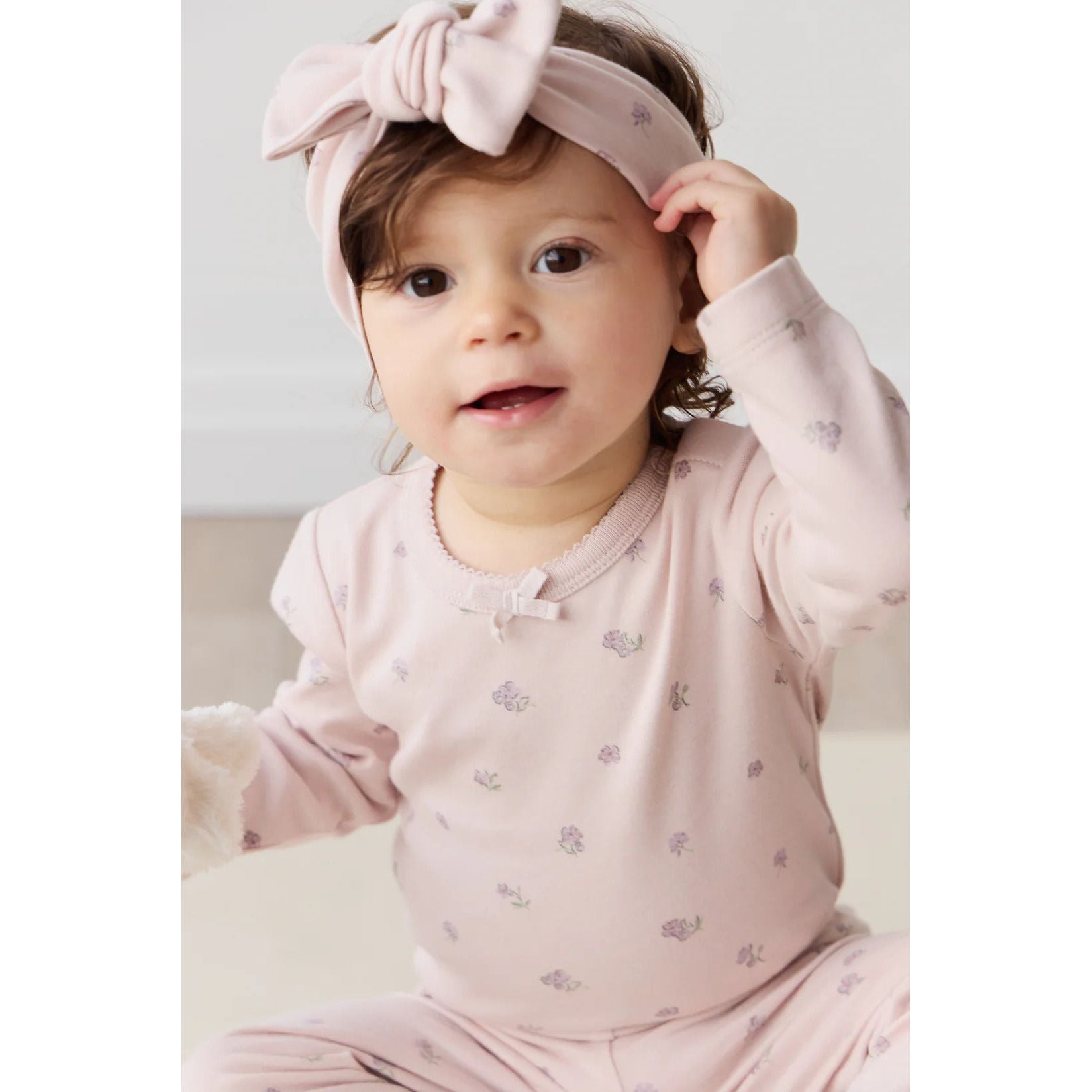 Jamie Kay Organic Cotton Headband - Meredith Violet
