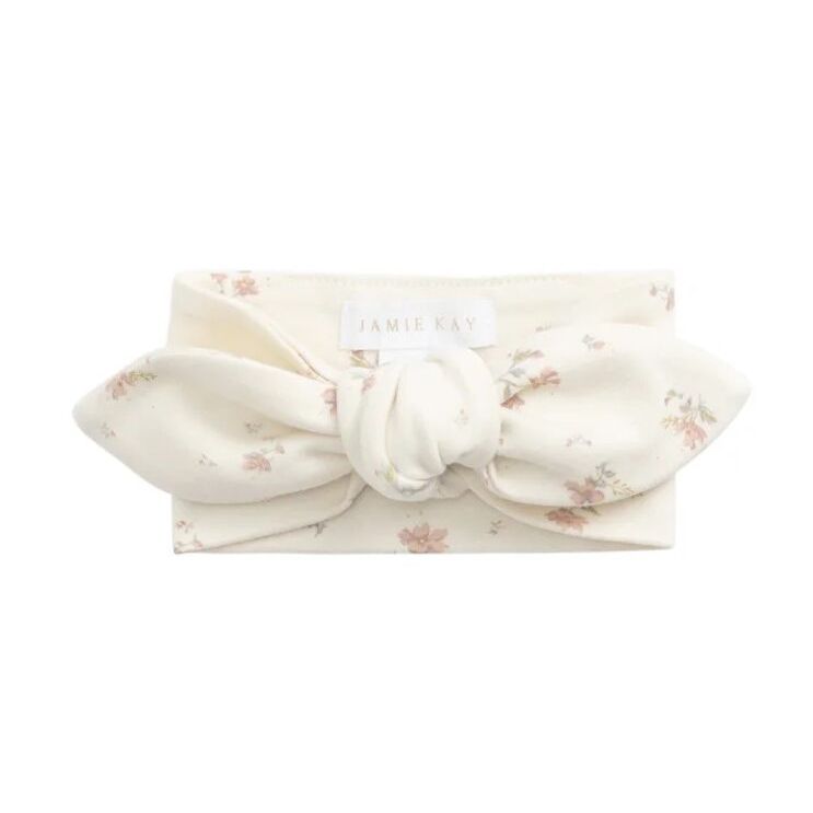Jamie Kay Organic Cotton Headband - Emilia Egret
