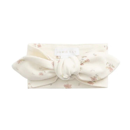 Jamie Kay Organic Cotton Headband - Emilia Egret